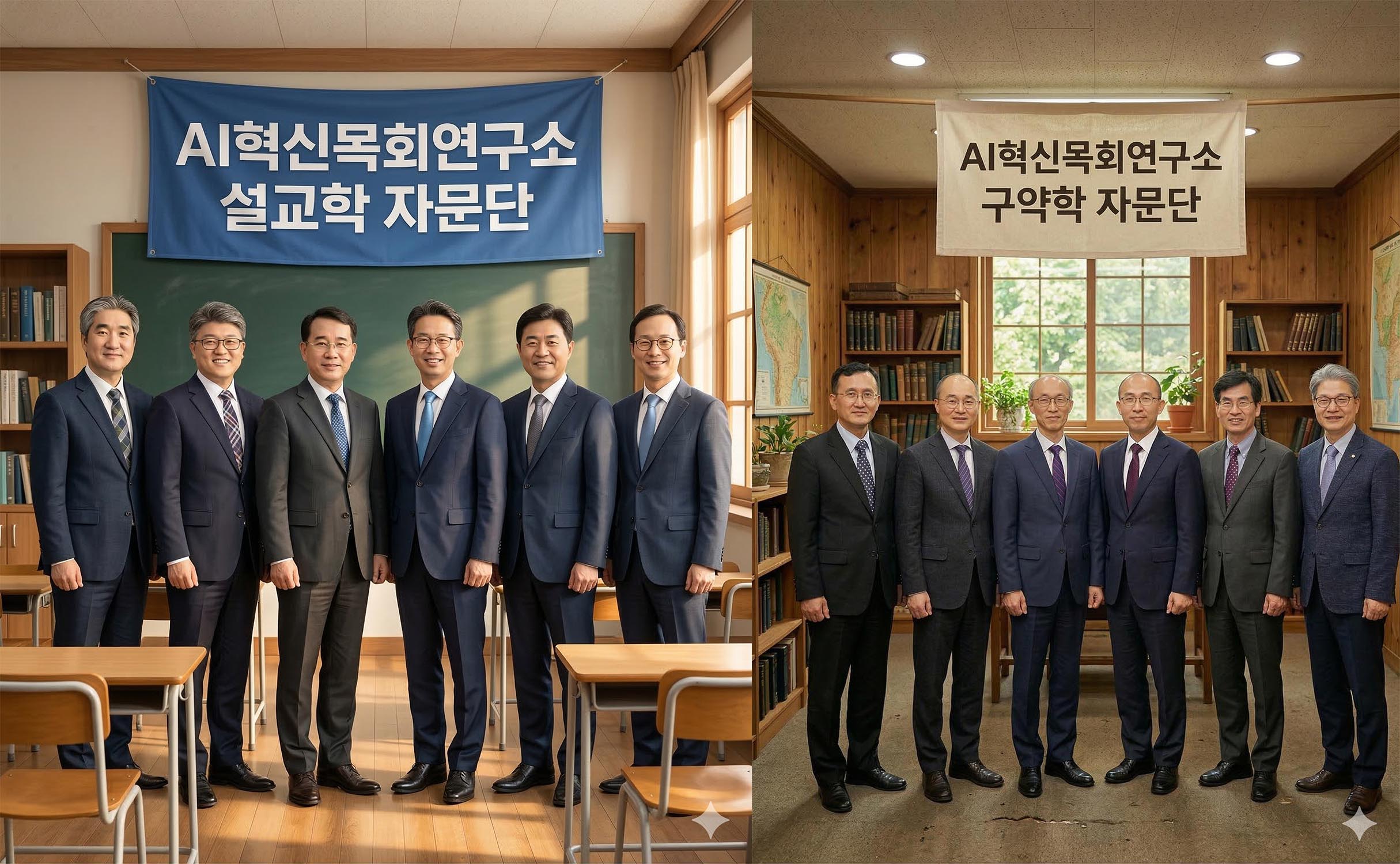 ▲AI 혁신목회연구소 설교학 및 구약학 자문단. ⓒ연구소