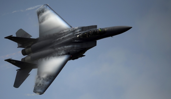 이란에서 격추된 전투기 기종으로 알려진 미국의 F-15E 전투기 ©미 공군