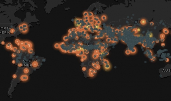 prayermap.joshuaproject.net에서 이용할 수 있는 이 도구는 조슈아 프로젝트( Joshua Project)에서 성령강림주일인 5월 24일 미전도 종족의 날을 앞두고 개발했다. ©The Joshua Project