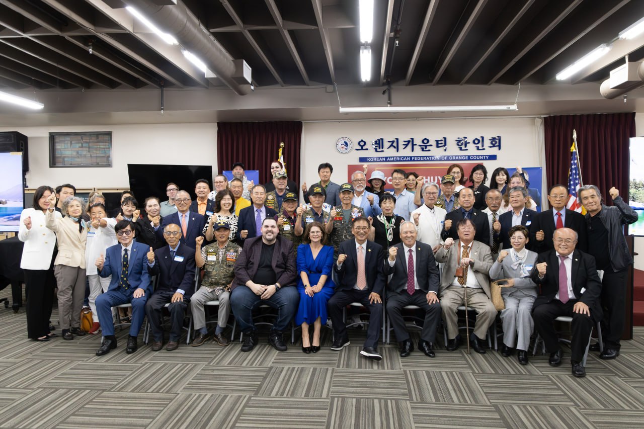 부에나팍 제2지구 시의원 선거에 출마한 최용덕 후보의 후원의 밤 행사