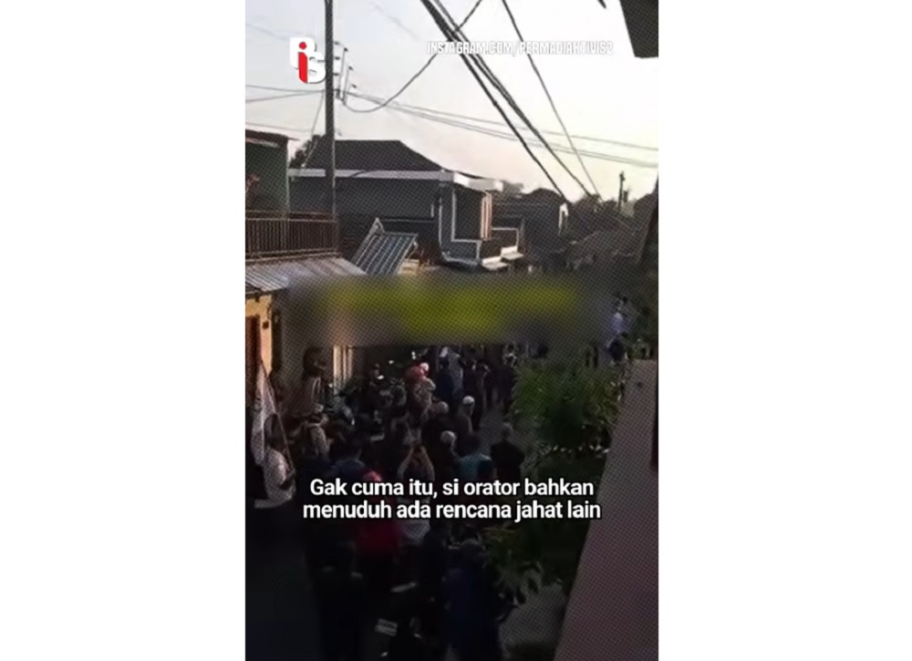 ▲교회 건축 반대 시위에 나선 인도네시아 무슬림들. ⓒYoutube/ Gerakanpis