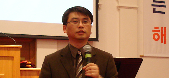 김원재 목사가 말씀을 전했다.