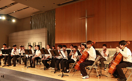 필그림교회 청소년 오케스트라인 'PYO' 정기연주회가 지난 6일 주일날 필그림교회서 개최됐다. ⓒ필그림교회