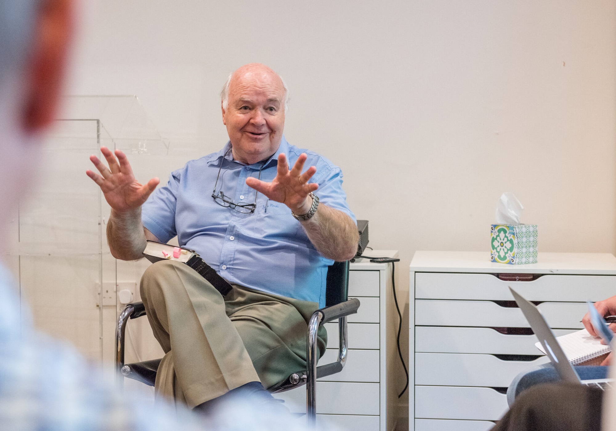 ▲존 레녹스 박사. ⓒjohnlennox.org