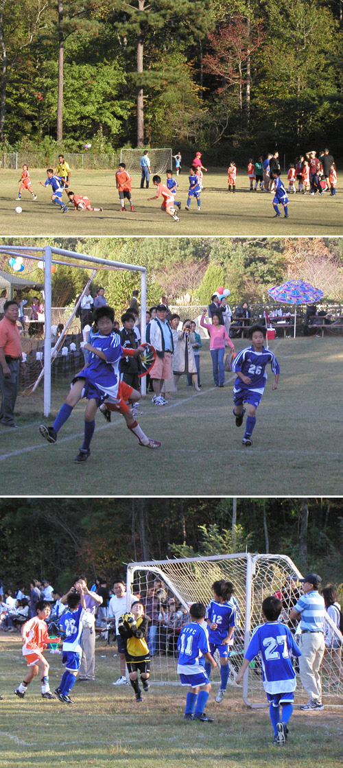 2007년 추계축구대회 경기장면