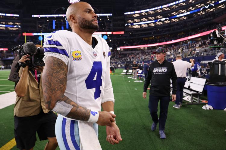NFL 댈러스 카우보이스의 쿼터백 닥 프레스콧 선수. ©latimes.com