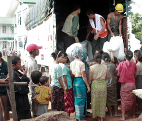열대성 폭풍 '나르기스'가 미얀마를 강타해 수십명의 사상자를 냈다. ⓒ월드비전 