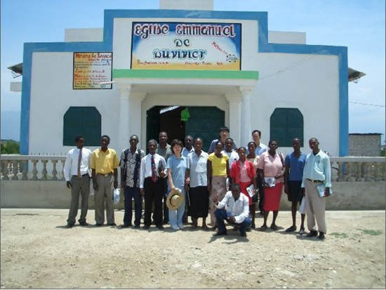 2004년 창립된 뒤비비에(Divivier) 임마누엘 교회  ⓒ 아이티 미션 USA