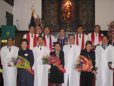 14일 뉴욕예수원교회에서는 윤태화, 이영재,이용대,송탁당씨의 장로안수식이 있었다. @김아현 기자