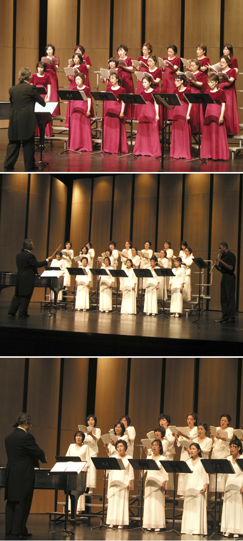 다양한 레파토리를 선보이며 아름다운 찬양으로 영광돌린 기독여성합창단(객원지휘에 유진리 지휘자)