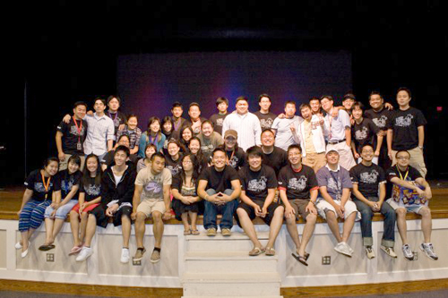 이번 수련회를 준비한 스태프 단체사진