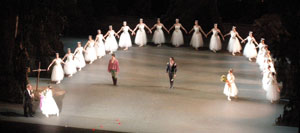 지젤 공연 이후 출연진들의 인사