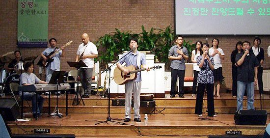 지난 11일, 뉴욕 효신장로교회에서 열렸던 콘서트. 