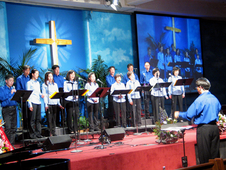 20일 창단음악회를 가진 LA커플싱어즈.