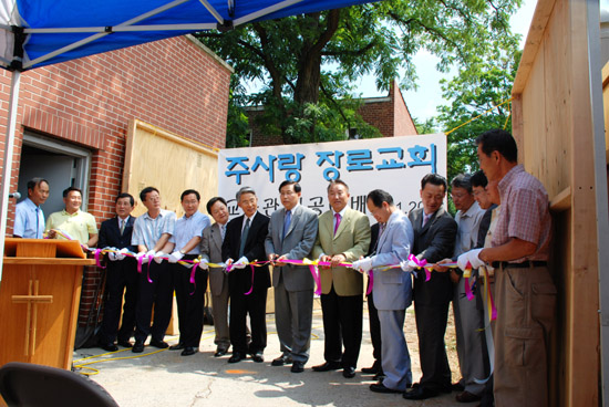 주사랑장로교회(담임 이길호 목사)는 지난 21일 교육관 기공 예배를 드렸다.ⓒ주사랑장로교회