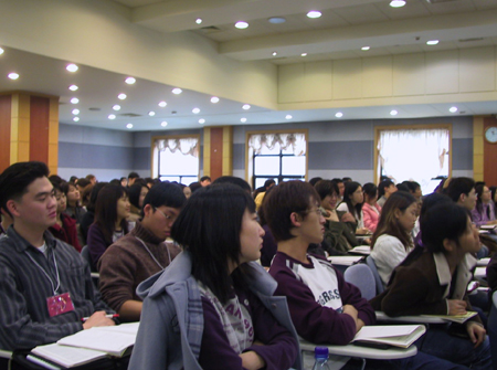 ESF 겨울수양회 마지막 강의 장면. ⓒ임형진기자