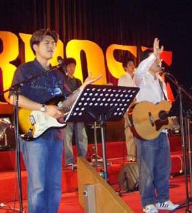 2005 호주 코스타 오프닝 찬양무대 ⓒ이재학 기자