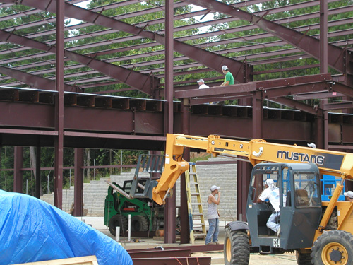 비전센터는 현재 40% 정도 건축이 진행됐다.