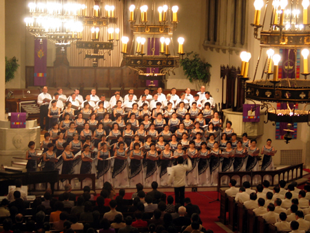 극동성가단 연주회가 윌셔한인연합교회서 열렸다./사진 이영선 기자
