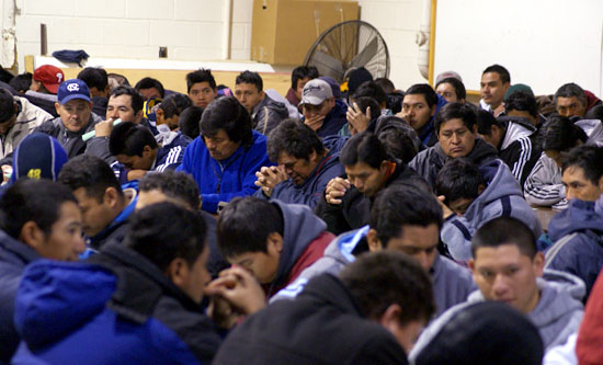 라티노 초청 구정 떡국잔치가 메시야장로교회에서 열렸다.