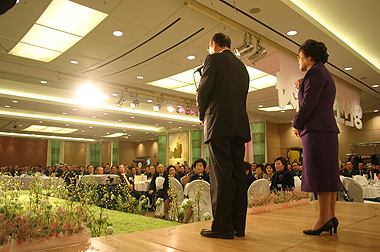 조용기 목사의 47년 목회와 70년 인생의 회고와 고백에 참석자들이 숙연해졌다ⓒ송경호 기자