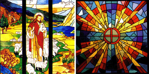 무성산업에서 시공한 스테인드글라스