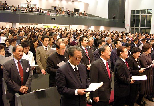 이 날 천여명의 성도들이 행사에 참여했다.