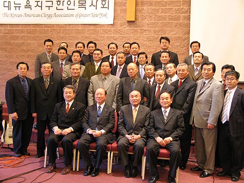 교계 목사들과 강사 곽선희목사