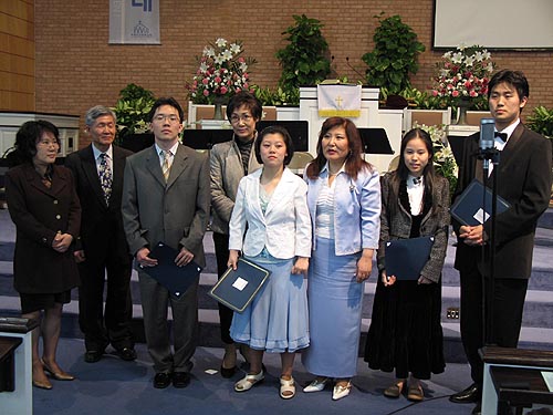 자선음악회 참석자들