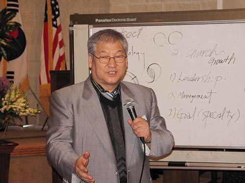 이날 말씀을 전한 김성광 목사