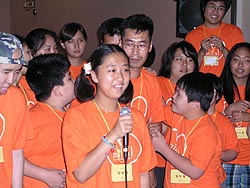 제 14회 미주동부 밀알 사랑의 캠프에서 