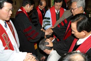 동부교회 임식직 장면