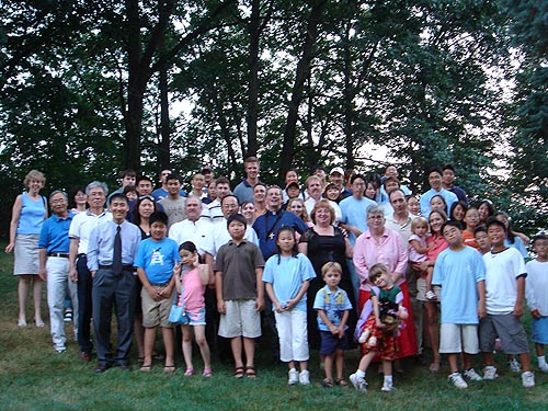 단체 야외 사진