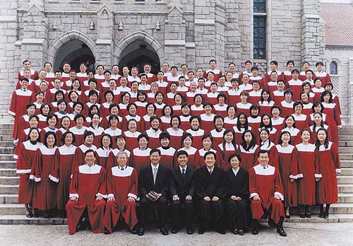 서울영락교회 임마누엘 찬양단원들