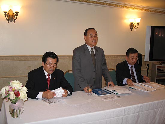 기자회견 모습.