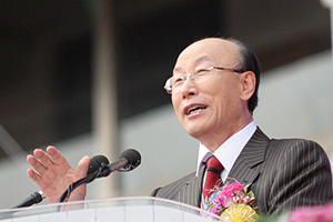 조용기 목사가 ‘회개만이 살 길’이란 제목으로 설교를 전하고 있다. ⓒ 이화영 기자 