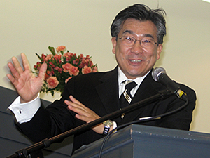 김원기 목사는 뉴욕목회자와 본인의 목회경험을 나눴다.ⓒ다니엘 맹