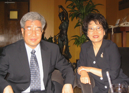 김영길 총장, 김영애 권사