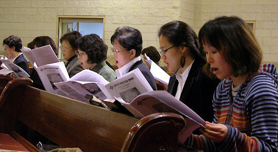 뉴욕초대교회에서 열린 2007년 세계기도일 예배