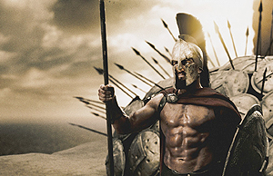 영화 <300> 중 한 장면. 