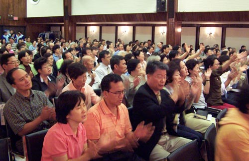 첫째날 집회 현장