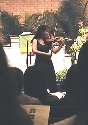 Ann Lehmann의 은혜로운 바이올린 독주,