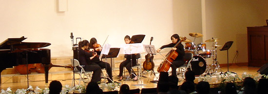 현악 4중주로 진행된 음악회