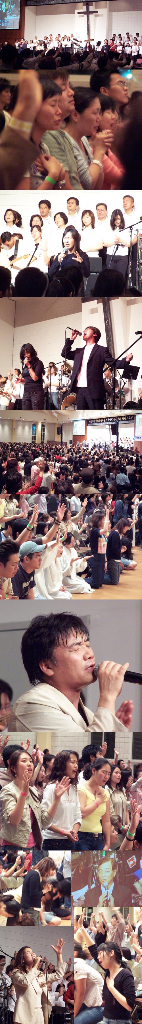 워십코리아 아메리카 주요 장면들