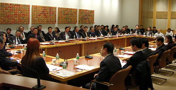 뉴욕총영사관에서 열린 버지니아 공대 총격사건 특별대책회의