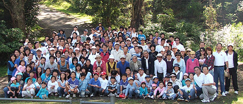 야외예배에 참석한 시드니교회 성도들. ⓒ류재광 기자