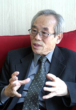 ▲납북된 신학교수의 장남으로 납북자 구명을 위해 일하는 김성호 목사 ⓒ 송경호 기자