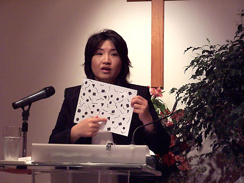 부흥회 강사인 보스턴 성요한 감리교회의 최미경 전도사