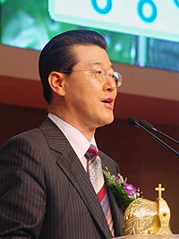 21일 오전 여의도순복음교회 순복음성령대축제에는 기하성 850명 총대들과 1만여 성도들이 참석했다. 오후 3시에는 제56차 정기총회 개회예배가 드려졌다. ⓒ고준호 기자 