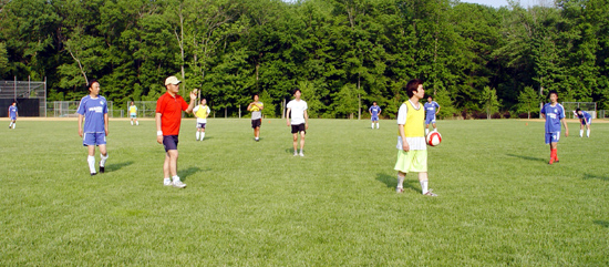 필그림교회와 팰리세이드장로교회의 결승전이 진행, 필그림교회가 2:0으로 우승을 차지했다. ⓒ뉴저지 동산교회